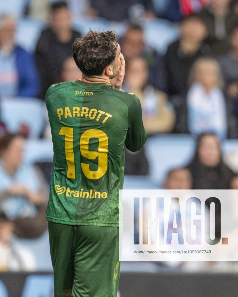 R.C. Celta vs. Real Betis in La Liga EA Sports,Matchday 10: Troy Parrott of Real Betis laments during Matchday 10 of La Liga EA Sports: R.C. Celta vs. Real Betis on October 25, 2026, at Abanca Balaidos Stadium in Vigo, Pontevedra, Spain