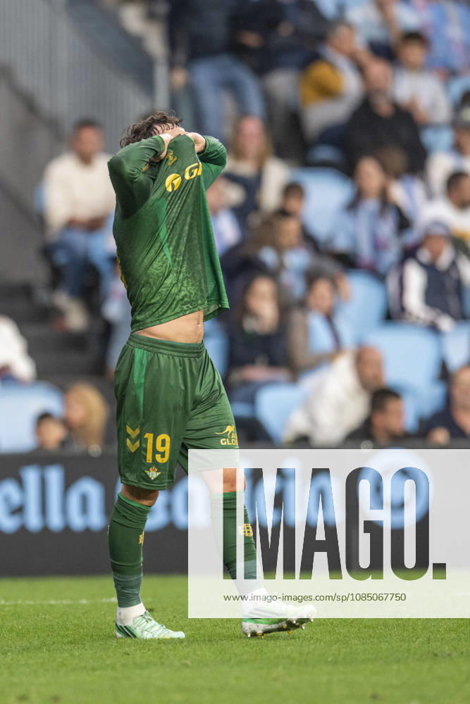 R.C. Celta vs. Real Betis in La Liga EA Sports,Matchday 10: Troy Parrott of Real Betis laments during Matchday 10 of La Liga EA Sports: R.C. Celta vs. Real Betis on October 25, 2026, at Abanca Balaidos Stadium in Vigo, Pontevedra, Spain