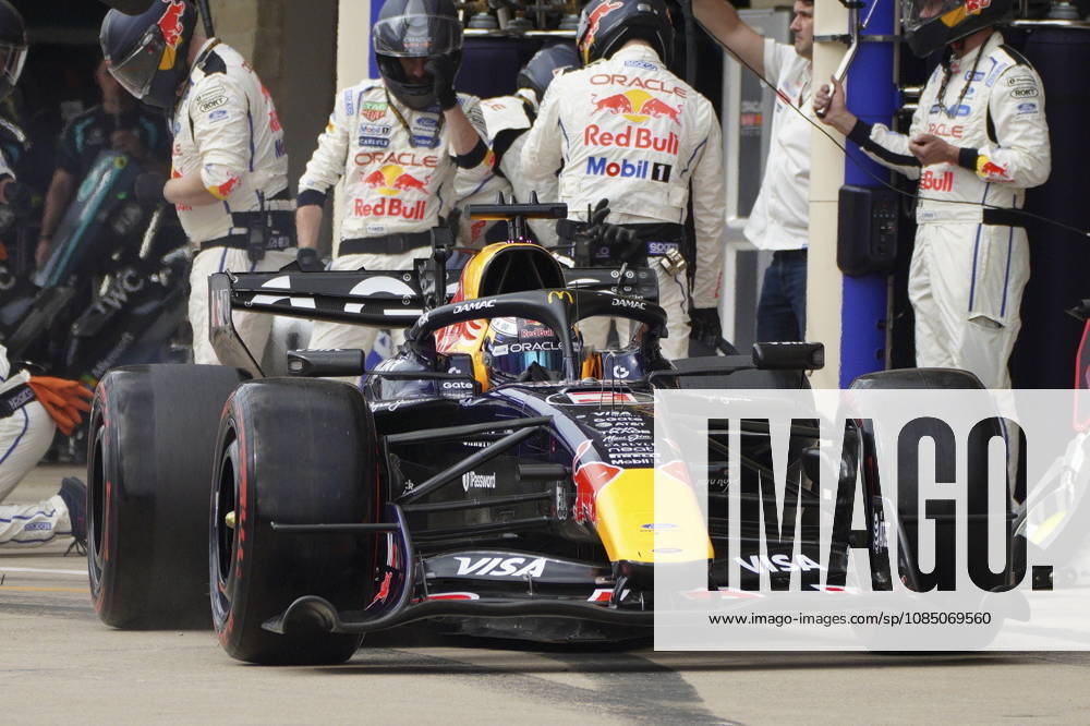 Formula One United States Grand Prix - Race Red Bull Racing driver Max Verstappen of Netherlands leaves his pit box during the 2026 Formula 1 United States Grand Prix at the Circuit of the Americas, in Austin, Texas, USA, 25 October 2026. AUSTIN TEXAS United States