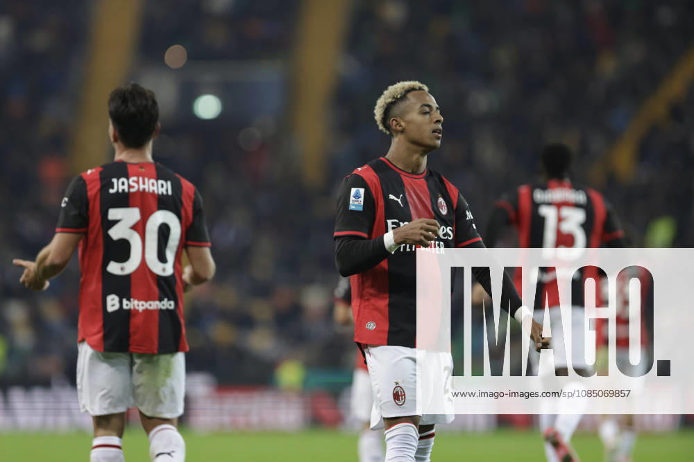 AC Milan s Luka Modriġ celebrates after scoring a goal during the Serie A Enilive soccer match between Udinese and Milan at the Bluenergy Stadium, north Est Italy, October 25, 2026. Udine Italy - ZUMAr199 20261025_zsp_r199_041