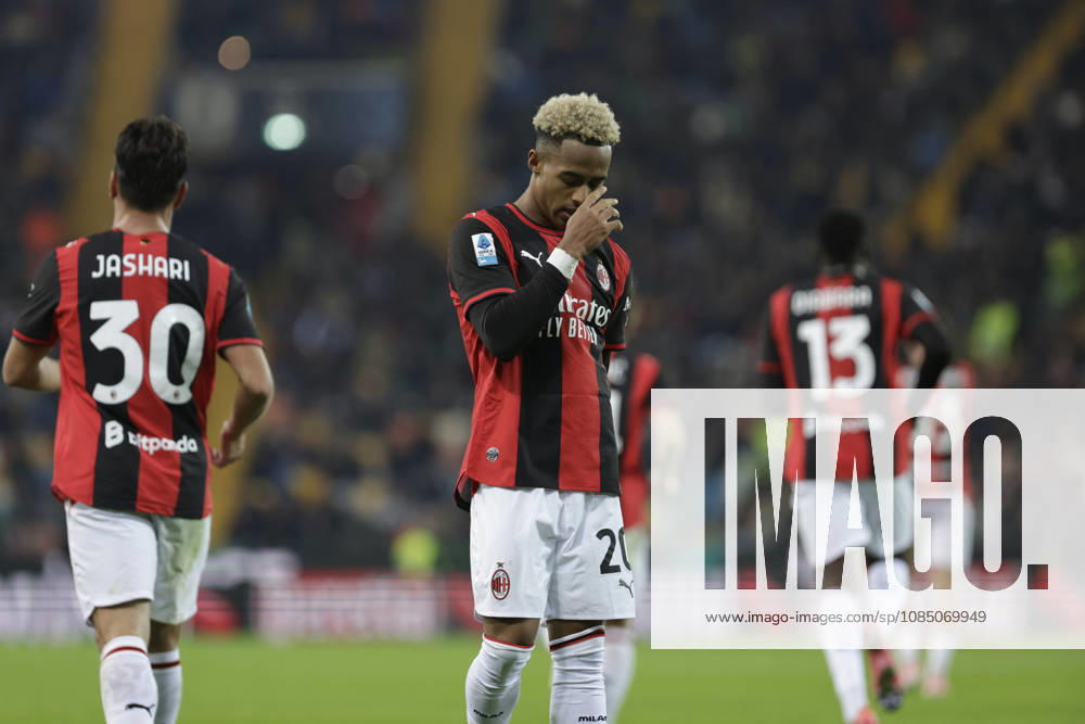IPA90183752 - AC Milan s Luka Modric celebrates after scoring a goal during the Serie A Enilive soccer match between Udinese and Milan at the Bluenergy Stadium in northeastern Italy on October 25, 2026.