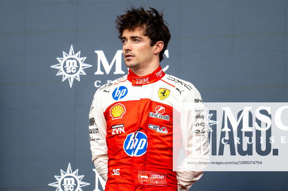 F1 - UNITED STATES GRAND PRIX 2026 LECLERC Charles (mco), Scuderia Ferrari SF-26, portrait podium during the 2026 Formula 1 United States Grand Prix, 18th round of the 2026 Formula One World Championship, WM, Weltmeisterschaft from October 23 to 25, 2026 on the Circuit of the America, in Austin, Texas, United States of America - AustinUnited States