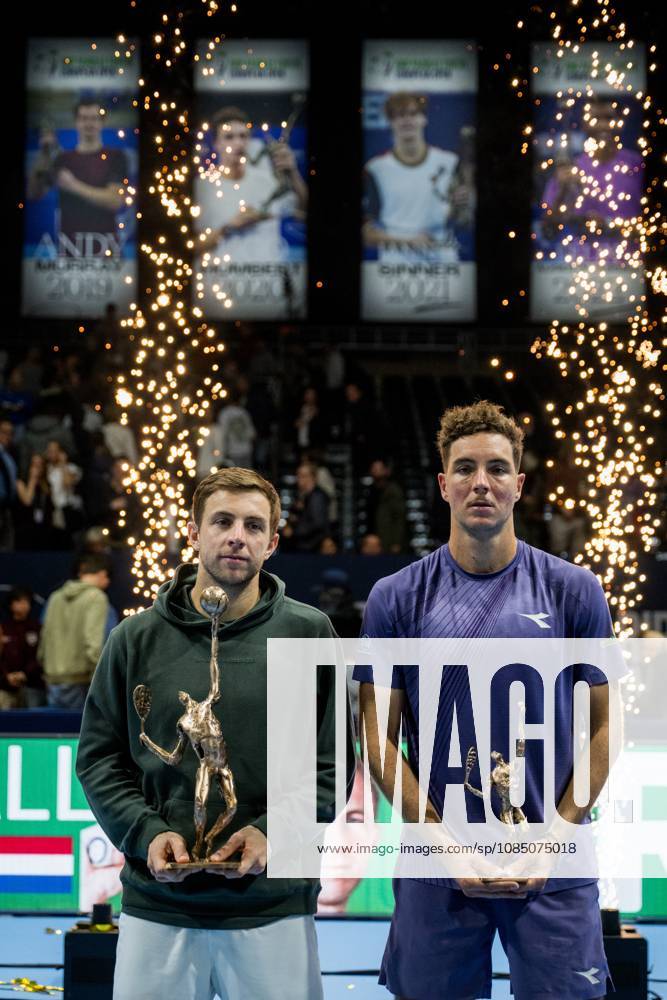 Tallon Griekspoor of the Netherlands and Jan-Lennard Struff of Germany after the European Open ATP, Tennis Herren tennis tournament in Brussels, on Sunday 25 October 2026. This year s edition of the tournament is taking place from 17 to 25 October JASPERxJACOBS x191047168x