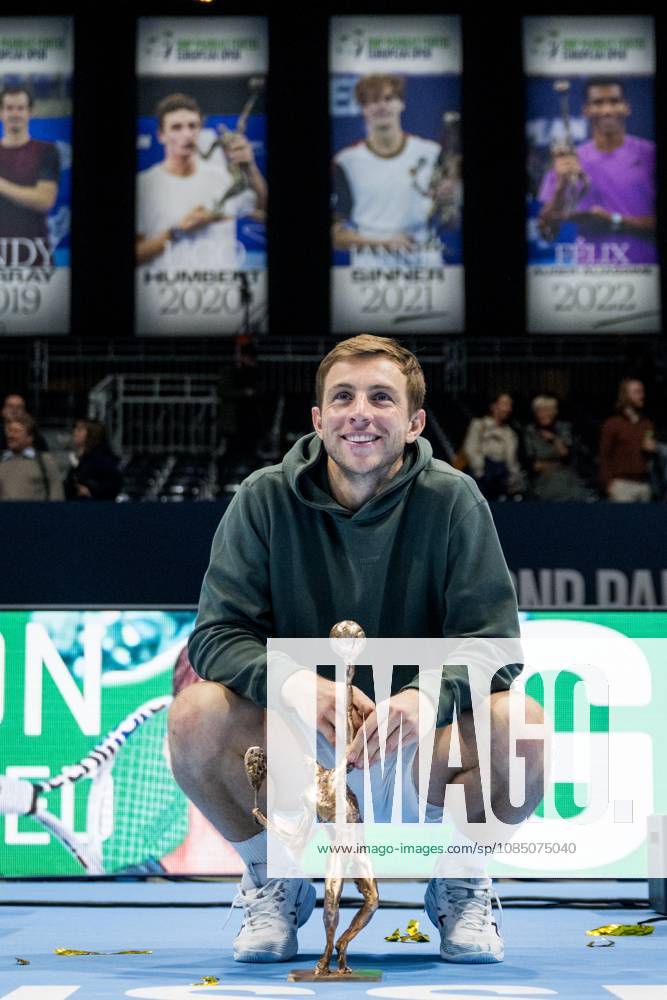 Tallon Griekspoor of the Netherlands celebrates after winning the European Open ATP, Tennis Herren tennis tournament in Brussels, on Sunday 25 October 2026. This year s edition of the tournament is taking place from 17 to 25 October JASPERxJACOBS x191047285x