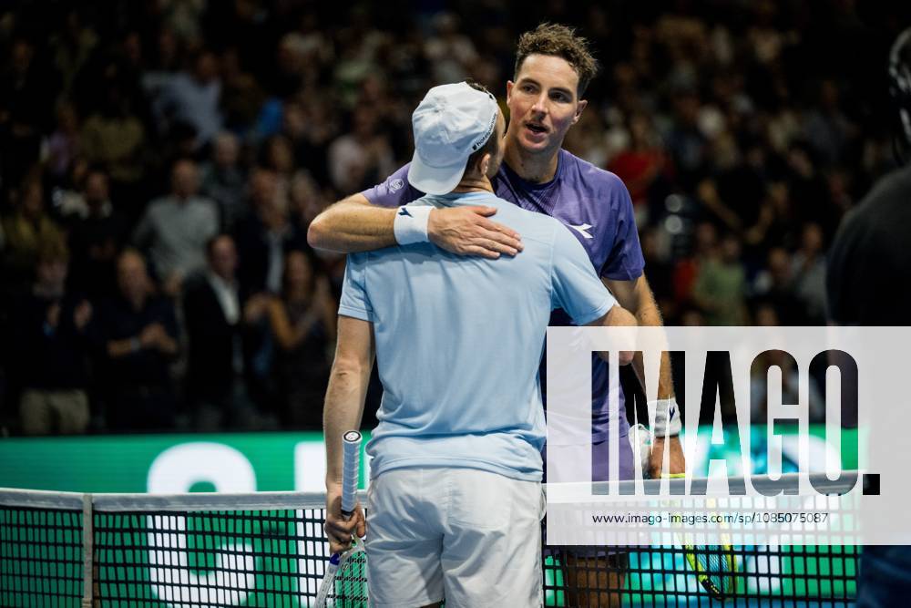 Tallon Griekspoor of the Netherlands and Jan-Lennard Struff of Germany after the European Open ATP, Tennis Herren tennis tournament in Brussels, on Sunday 25 October 2026. This year s edition of the tournament is taking place from 17 to 25 October JASPERxJACOBS x191047333x