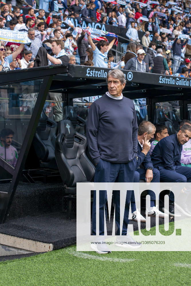 R.C. Celta vs. Real Betis Balompie, La Liga EA Sports,Matchday 10: Manuel Pellegrini of Real Betis during Matchday 10 of La Liga EA Sports: R.C. Celta vs. Real Betis on October 25, 2026, at Abanca Balaidos Stadium in Vigo, Pontevedra, Spain