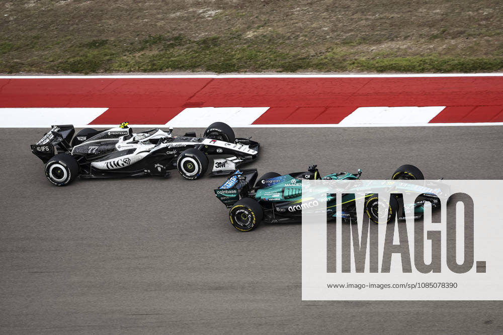 F1 - UNITED STATES GRAND PRIX 2026 77 BOTTAS Valtteri (fin), Cadillac F1 Team MAC-26, action 18 STROLL Lance (can), Aston Martin F1 Team AMR26, action during the 2026 Formula 1 United States Grand Prix, 18th round of the 2026 Formula One World Championship, WM, Weltmeisterschaft from October 23 to 25, 2026 on the Circuit of the America, in Austin, Texas, United States of America - AustinUnited States