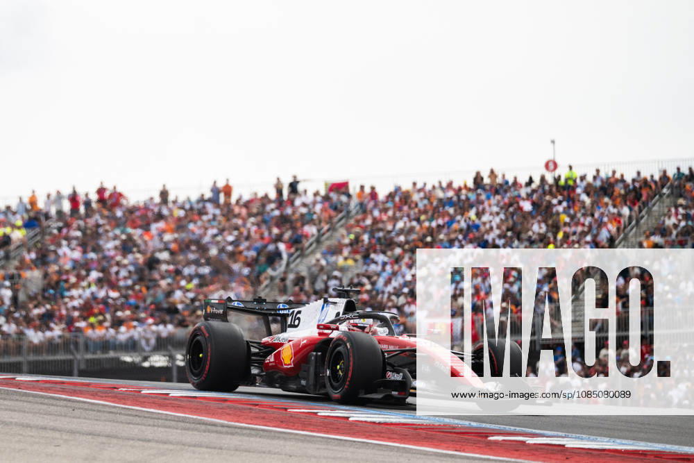 United States Grand Prix Race - Austin Ferrari driver Charles Leclerc (16) races during the United States Formula One Grand Prix at the Circuit of the Americas in Austin, Texas, on October 25, 2026. Photo by Alexis Jumeau ABACAPRESS.COM Austin Texas
