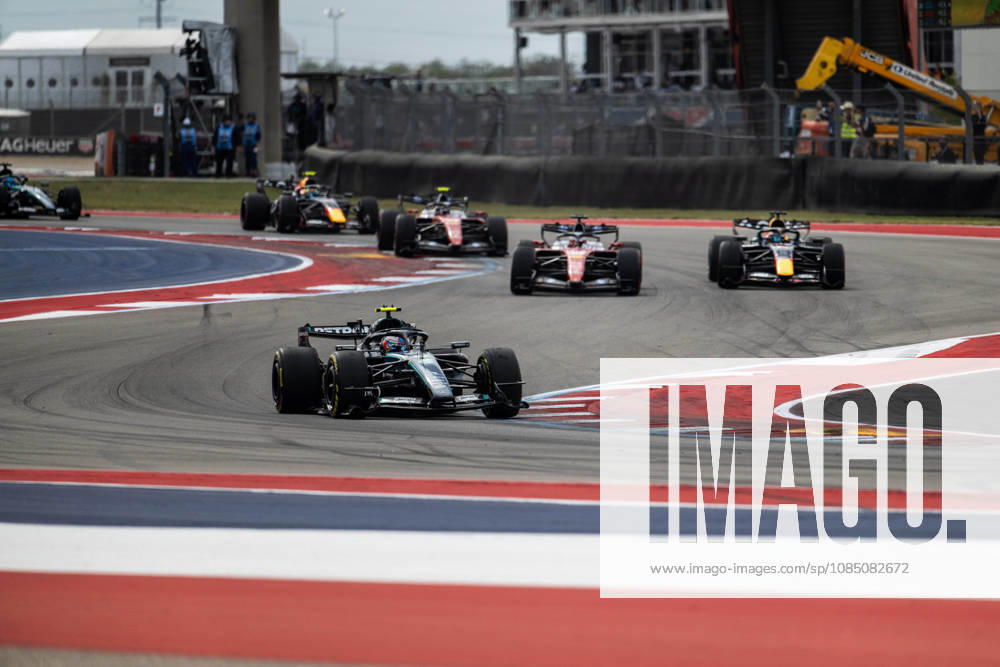 F1 - UNITED STATES GRAND PRIX 2026 start of the race, depart, 12 KIMI ANTONELLI Andrea (ita), Mercedes AMG F1 Team W17, action 16 LECLERC Charles (mco), Scuderia Ferrari SF-26, action 03 VERSTAPPEN Max (nld), Red Bull Racing Ford RB22, action during the 2026 Formula 1 United States Grand Prix, 18th round of the 2026 Formula One World Championship, WM, Weltmeisterschaft from October 23 to 25, 2026 on the Circuit of the America, in Austin, Texas, United States of America - AustinUnited States