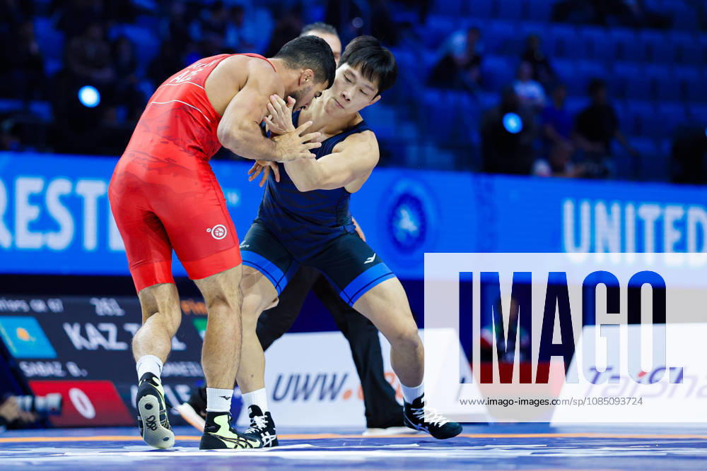 Senior World Championships, 67 kg Greco-Roman: Hasrat Jafarov (AZE) def. Hanjae Chung (KOR)