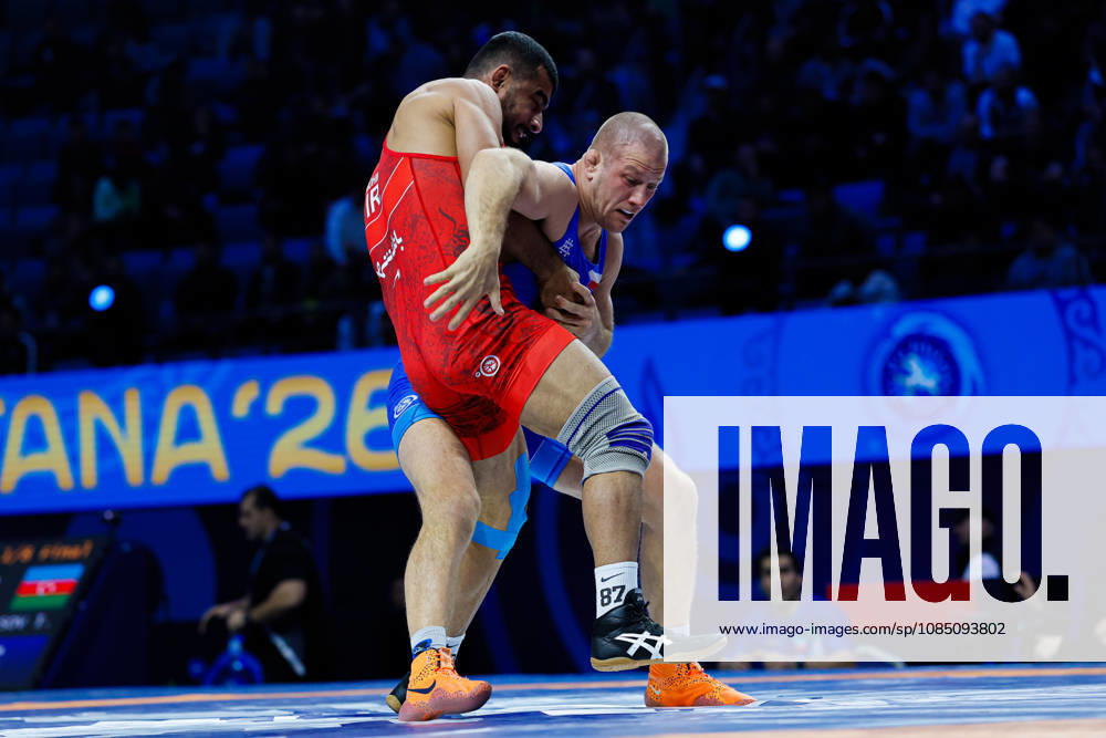 Senior World Championships, 87 kg Greco-Roman: Alireza Azizkhoon Mohmadipiani (IRI) def. Arkadiusz Kulynycz (POL)