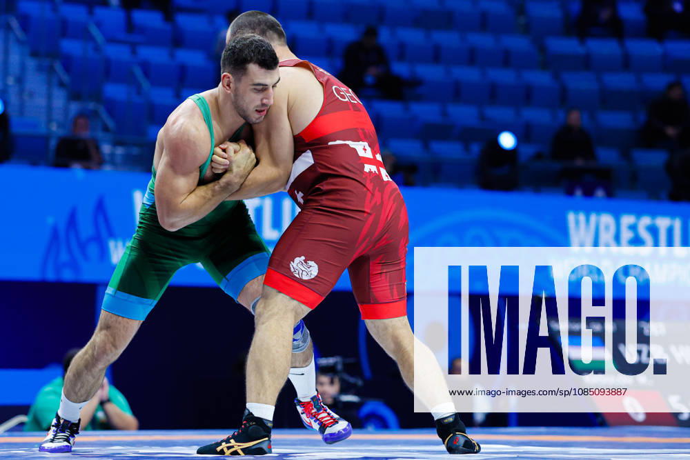 Senior World Championships, 87 kg Greco-Roman: Semen Sergeevich Novikov (BUL) defeated Lasha Gobadze (GEO)