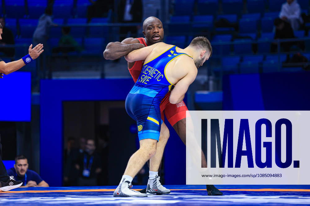 Senior World Championships, 87 kg Greco-Roman: Exauce Mukubu (NOR) def. Aleksandar Georgije Stjepanetic (SWE)