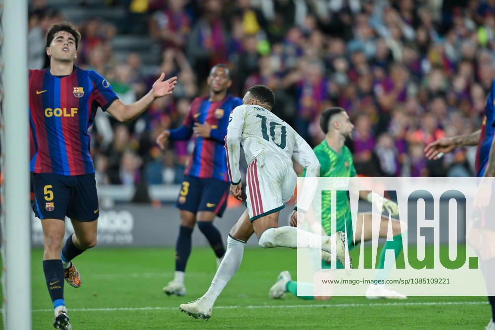 FC Barcelona, Barca v REAL MADRID EL CLASICO SPOTIFY CAMP NOU. BARCELONA October 25,2026 FC BARCELONA vs REAL MADRID OCTOBER 25 ,2026 Mbappe (10) of Real Madrid celebrates scoring his team s second goal during the match between FC Barcelona and Real Madrid (El Clasico) corresponding to the teth day of La Liga EA Sports at at Spotify Camp Nou in Barcelona, Spain. Barcelona ESP