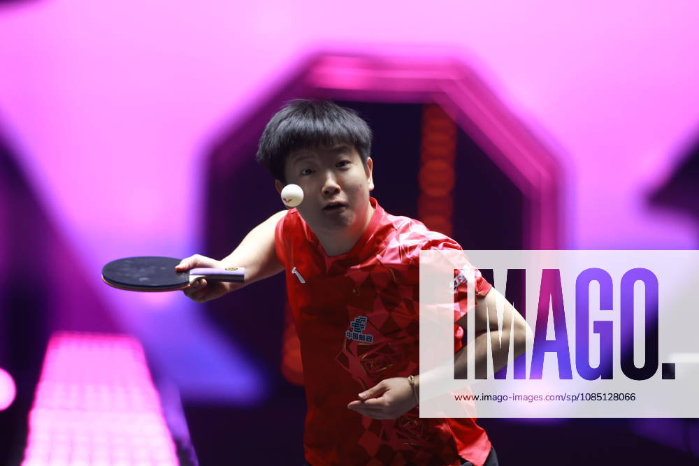 2026 WTT Champions Montpellier : Day 1 Sun Yingsha of China plays against Camille Lutz of France during the Women s Singles round of 32 match on day one of the WTT Champions Montpellier 2026 at Sud de France ARENA in Montpellier, France, on October 27, 2026. Montpellier France