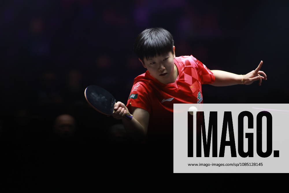 2026 WTT Champions Montpellier : Day 1 Sun Yingsha of China plays against Camille Lutz of France during the Women s Singles round of 32 match on day one of the WTT Champions Montpellier 2026 at Sud de France ARENA in Montpellier, France, on October 27, 2026. Montpellier France