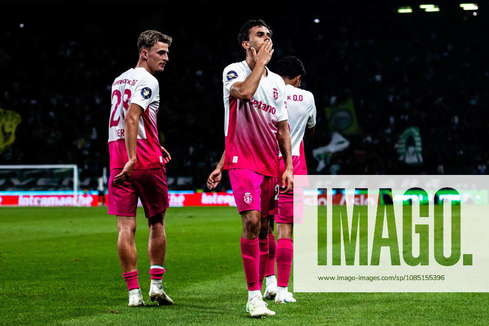 Sporting Club de Portugal v CS Maritimo - Portuguese League Cup Pedro Lima of Sporting CP celebrates after scoring during the Allianz Cup match between Sporting CP and CS Maritimo at Estadio Jose Alvalade in Lisbon, Portugal, on October 27, 2026.