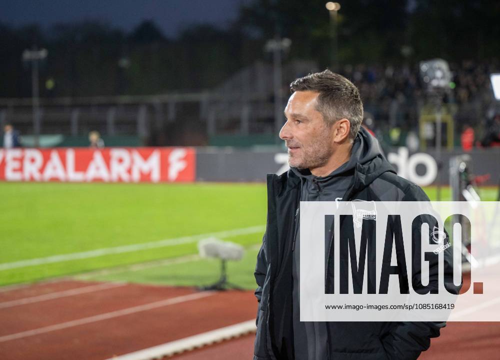 Soccer, Men s, 2026–2027 Season, DFB Cup Second Round, SSV Jeddeloh II vs. Hertha BSC, Coach Stefan Leitl (Hertha BSC), October 28, 2026,