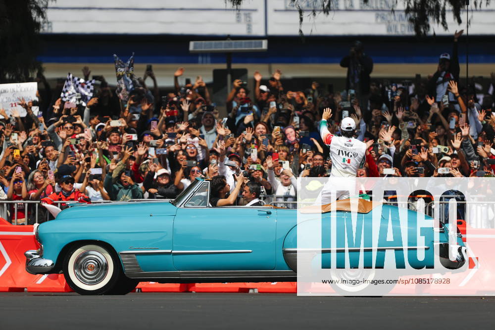 Formula One Show Run in Mexico City Cadillac driver Sergio Perez of Mexico greets spectators during a Formula One Show Run in Mexico City, Mexico, 28 October 2026. The Formula One Grand Prix of Mexico City race takes place on 01 November. MEXICO CITY Mexico