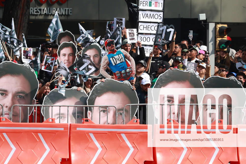 Mexico City Hosts Cadillac F1 Showrun with Driver Sergio Perez MEXICO CITY, MEXICO - OCTOBER 28: Fans of Formula 1 driver Sergio Perez attend a showrun on Paseo de la Reforma Avenue, in Mexico City, Mexico on October 28, 2026. The exhibition took place ahead of the Mexico City Grand Prix, where Perez will mark his 300th career Formula 1 race start. Daniel Cardenas Anadolu Mexico City Mexico. Editorial use only. Please get in touch for any other usage.