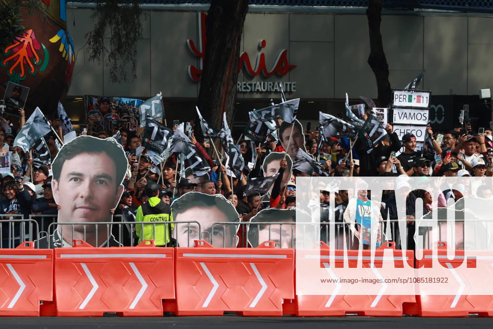 Mexico City Hosts Cadillac F1 Showrun with Driver Sergio Perez MEXICO CITY, MEXICO - OCTOBER 28: Fans of Formula 1 driver Sergio Perez attend a showrun on Paseo de la Reforma Avenue, in Mexico City, Mexico on October 28, 2026. The exhibition took place ahead of the Mexico City Grand Prix, where Perez will mark his 300th career Formula 1 race start. Daniel Cardenas Anadolu Mexico City Mexico. Editorial use only. Please get in touch for any other usage.