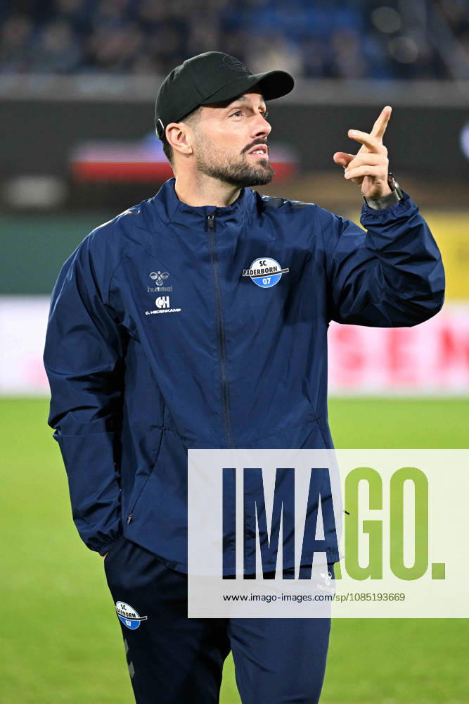 Paderborn, Home Deluxe Arena, October 28, 2026, GER, Men s, DFB Cup, 2nd Round, 2026–2027 Season, SC Paderborn vs. VfB Stuttgart, Photo: Coach Ralf KETTEMANN, Paderborn, For editorial use only. DFB regulations prohibit any use of photographs as image sequences and or quasi-video. North Rhine-Westphalia, Germany