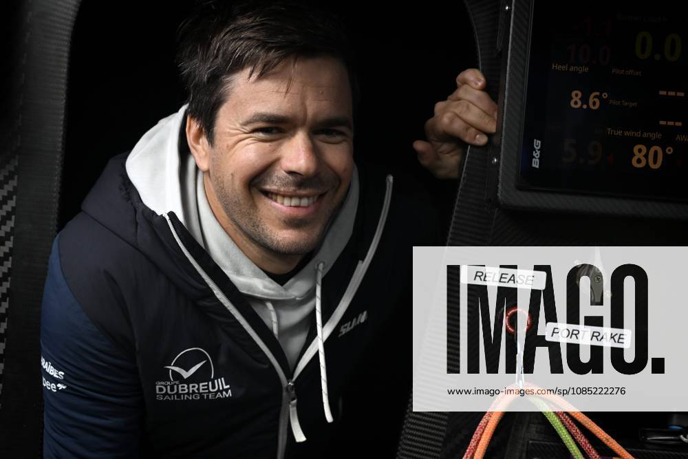 ROUTE DU RHUM 2026 - Sébastien SIMON PHOTOPQR OUEST FRANCE Marc OLLIVIER ; SAINT-MALO ; 29 10 2026 ; Sébastien SIMON skipper IMOCA Groupe Dubreuil Air Caraïbes dans le village de la course La Route du Rhum Destination Guadeloupe ce jeudi 29 octobre 2026 à Saint-Malo (Ille-et-Vilaine). Photo : MARC OLLIVIER OUEST-FRANCE Saint Malo, France, oct 29th 2026 skipper Sébastien SIMON before the *Route du Rhum – Destination Guadeloupe* race village in Saint-Malo (Ille-et-Vilaine) on Thursday, October 29, 2026. SAINT-MALO France