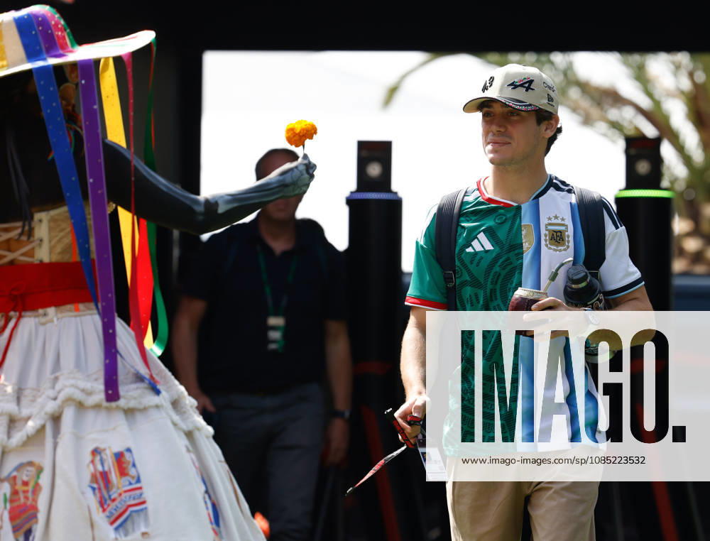 F1 Grand Prix Mexico - Arrivals Franco Colapinto arrives at the paddock ahead of the Formula 1 Gran Premio de la Ciudad de Mexico at the Autodromo Hermanos Rodriguez in Mexico City, Mexico, on October 29, 2026. Mexico City Mexico City Mexico