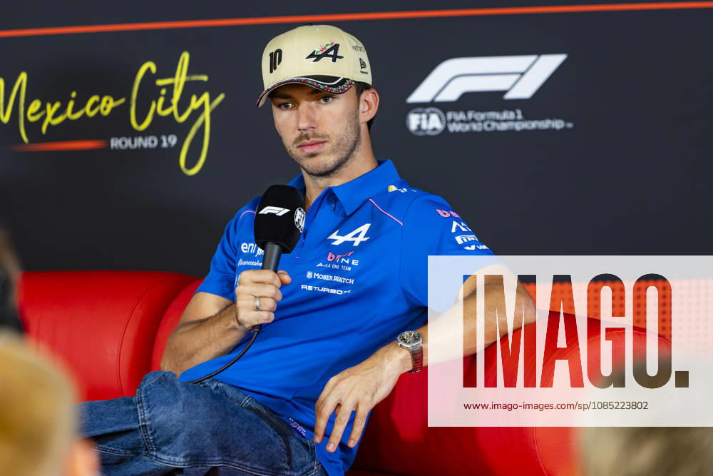 F1 - MEXICO CITY GRAND PRIX 2026 GASLY Pierre (fra), Alpine F1 Team A526, portrait, pre-event press conference, PK, Pressekonferenz during the 2026 Formula 1 Mexico City Grand Prix, 19th round of the 2026 Formula One World Championship, WM, Weltmeisterschaft from October 30 to November 1, 2026 on the Autodromo Hermanos Rodriguez, in Mexico City, Mexico - Mexico CityMexico