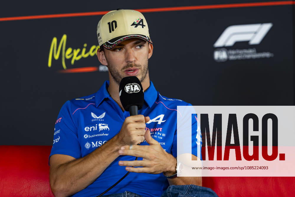 F1 - MEXICO CITY GRAND PRIX 2026 GASLY Pierre (fra), Alpine F1 Team A526, portrait, pre-event press conference, PK, Pressekonferenz during the 2026 Formula 1 Mexico City Grand Prix, 19th round of the 2026 Formula One World Championship, WM, Weltmeisterschaft from October 30 to November 1, 2026 on the Autodromo Hermanos Rodriguez, in Mexico City, Mexico - Mexico CityMexico
