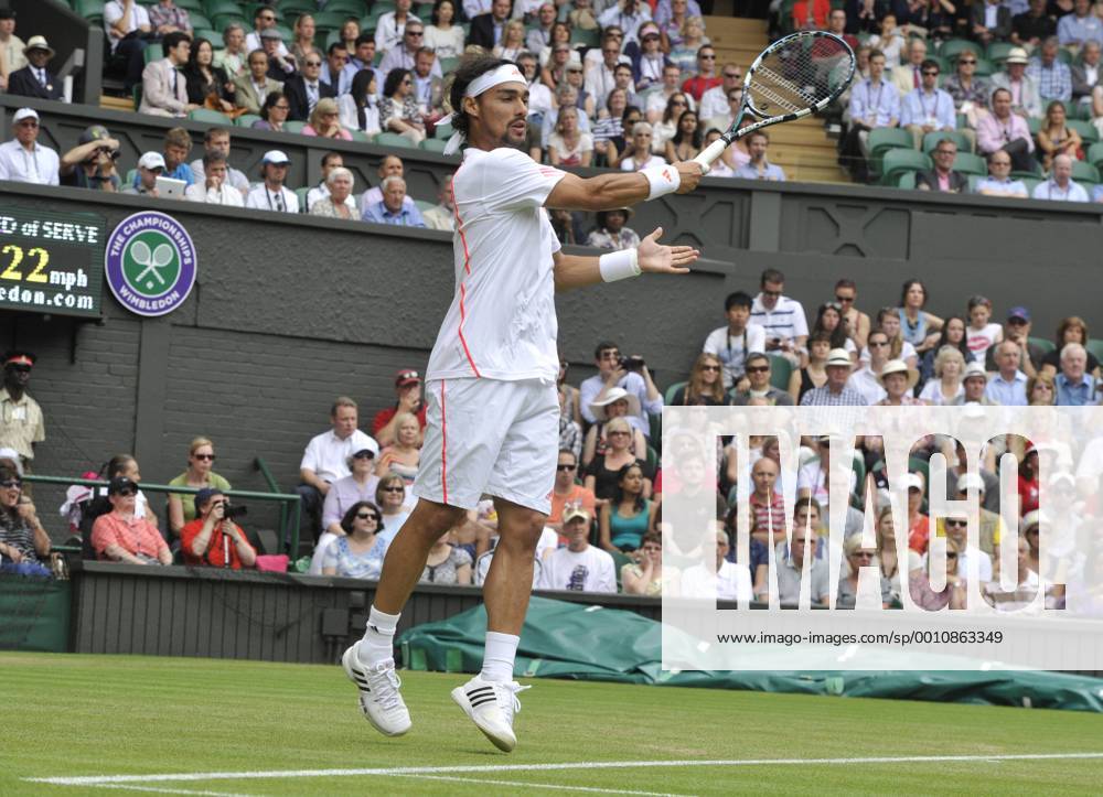 Tennis : Wimbledon tennis Championship 2012 27 06 2012 Fabio Fognini