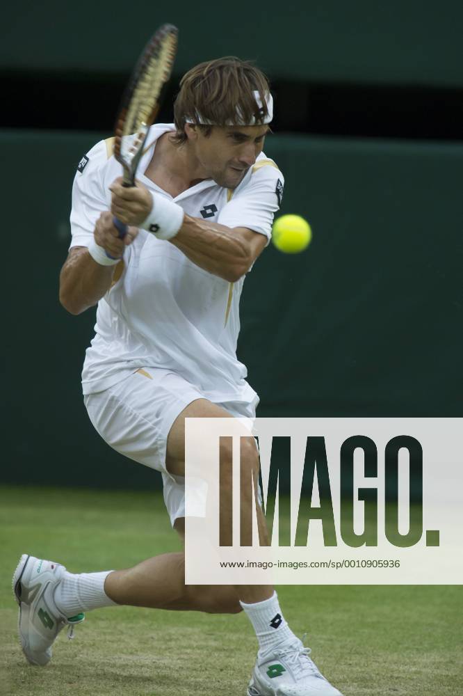 The All England Lawn Tennis and Croquet Club. London, England. David Ferrer of Spain in action during fourth round qualifying at Wimbledon Tennis Championships at The All England Lawn Tennis and Croquet Club. London, England, UK Waldronx ActionPlus20253866