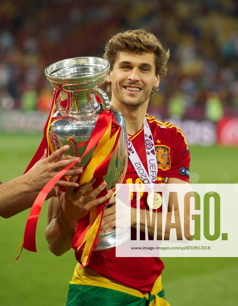 Fussball Kiew 01.07.2012 Europameisterschaften Finale Spanien (ESP) - Italien (ITA) 4:0 Spanien ist Europameister - Fernando Llorente (Spanien, No.19)