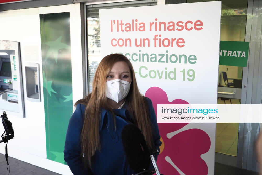 First day Vax Day Vaccination Day vaccinations against Covid 19 coronavirus vaccine to nurses doctors and health personnel Camilla Benedetti, the first nurse in Bologna vaccinated photo Michele Nucci LM