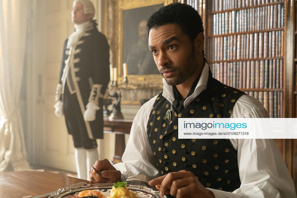 RELEASE DATE: TV Series (2020- ) TITLE: Bridgerton STUDIO: CREATOR: Chris Van Dusen PLOT: Wealth, lust, and betrayal set in the backdrop of Regency era England, seen through the eyes of the powerful Bridgerton family. STARRING: Rege-Jean Page as Simon Basset . London United Kingdom - ZUMAl16_ 20201230_sha_l16_596