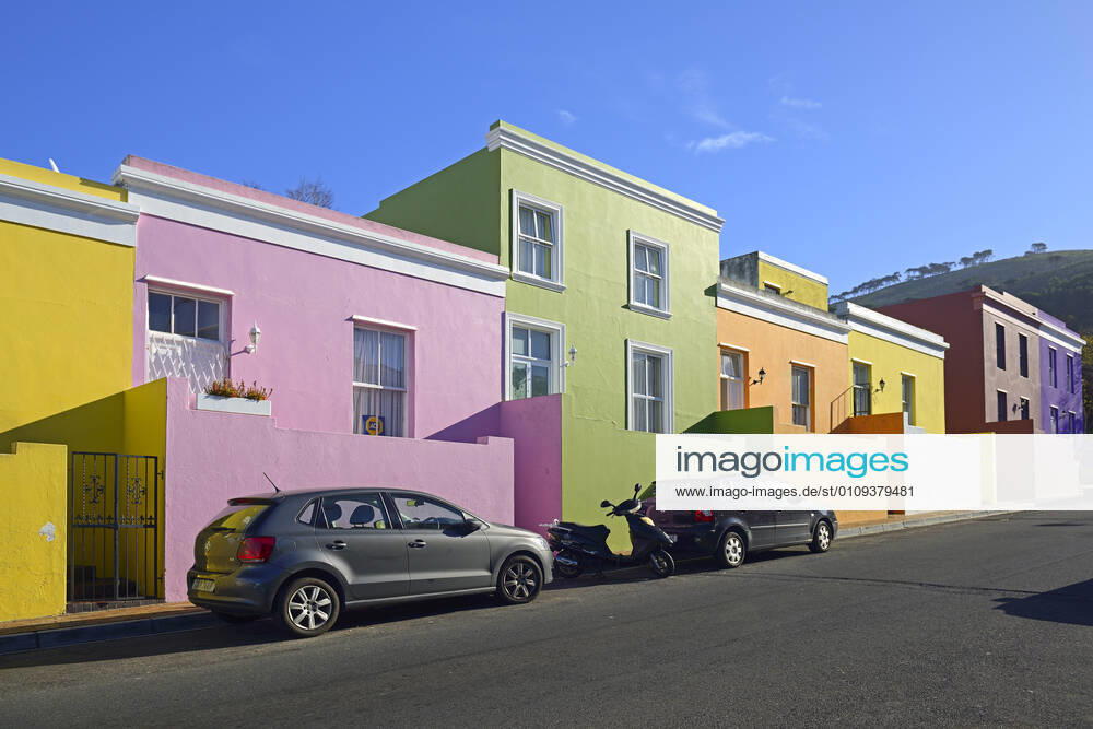 Colored houses in Bo Kaap, malay, muslim quarter, Cape Town, Western Cape, South Africa, Africa mcpins mcpins