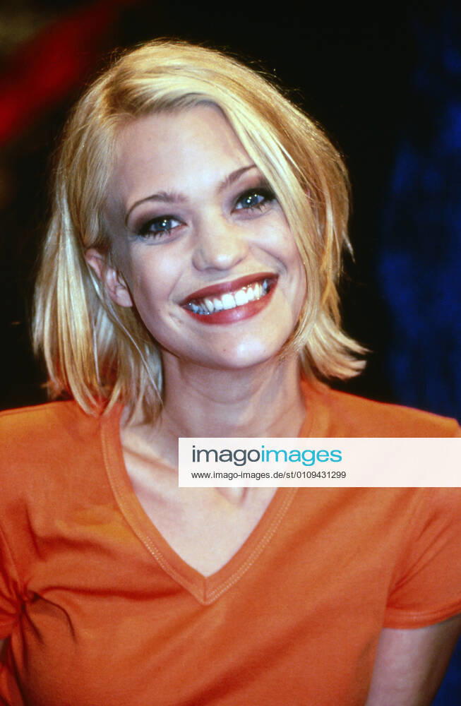 B meets B meets, talk show with Bettina Böttinger and guests, Germany 1993 2004, broadcast from 16 May 1995, talk guest Heike Makatsch, Cologne North Rhine Westphalia Germany