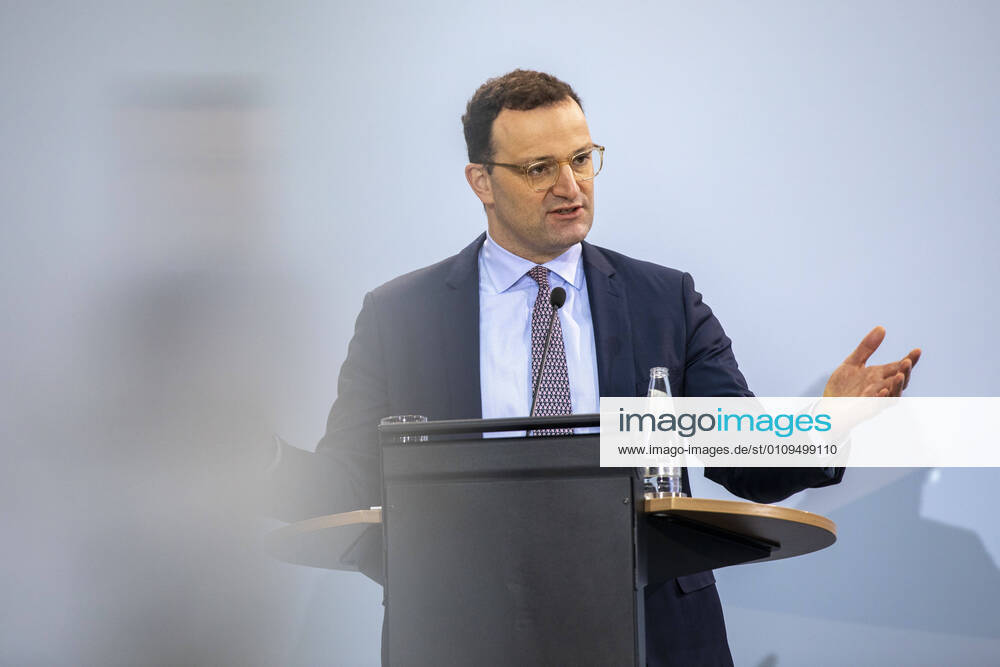 Germany, Berlin, Ministry of Health, Statement by Health Minister Jens Spahn CDU on vaccination