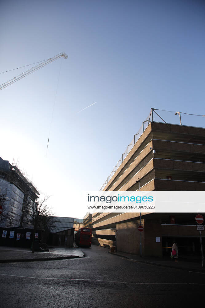 The Queensgate Shopping Centre car parks are all closed on the first weekend of Lockdown Three , in Peterborough, Cambridgeshire. Again, people are not allowed to leave home except for minimal food shopping, medical treatment, exercise - once a day, and essential work.