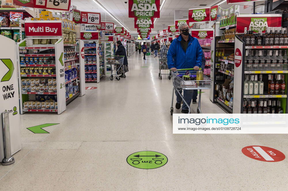 A general view the ASDA supermarket in Wales Newport United Kingdom - ZUMAs197 20210111_zab_s197_020