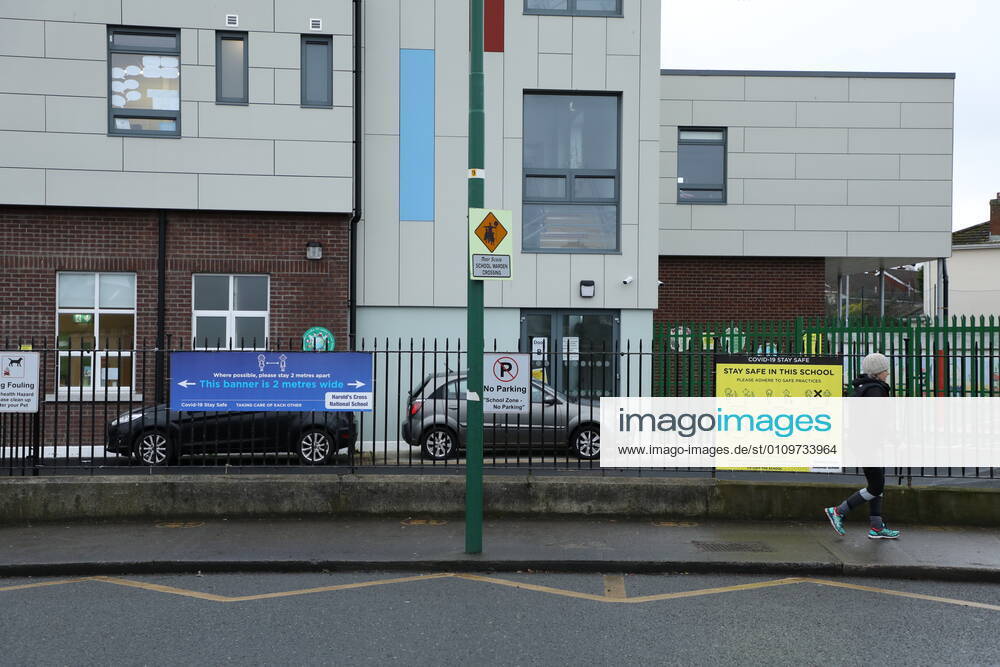 (210112) -- DUBLIN, Jan. 12, 2021 () -- A pedestrian walks past a school which has been closed amid the COVID-19 pandemic in Dublin, Ireland, Jan. 11, 2021. Due to the worsening COVID-19 situation in Ireland, all the schools in the country, which are supposed to be opened on Monday, have been asked to remain closed until Feb. 1, according to a decision announced by the Irish government. () IRELAND-COVID-19-SCHOOLS-CLOSURE Xinhua