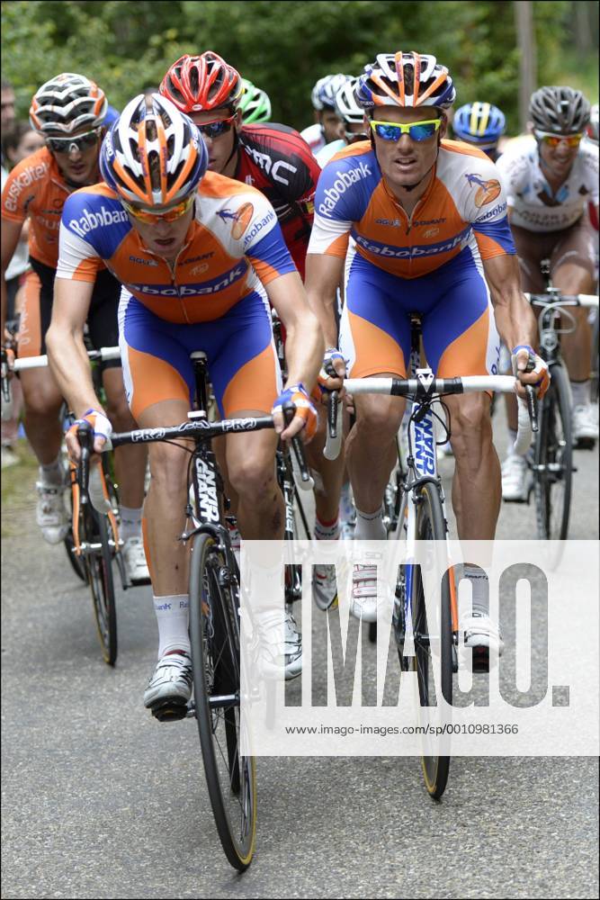 Steven Kruijswijk (Ned) - Luis Leon Sanchez Gil (Spa) of Rabobank Cycling Team CYCLISME : Tour de France 2012 - Limoux to Foix - Etape 14 - 15 07 2012 PHOTONEWS PANORAMIC