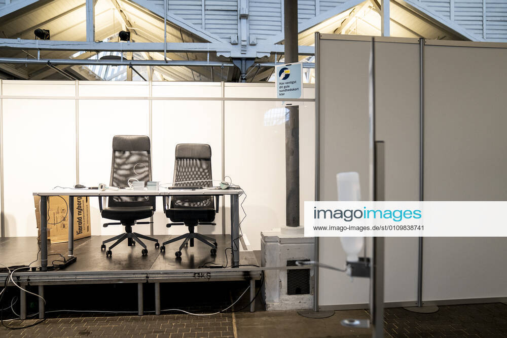 First vaccine center in the Capital Region opens in OEksnehallen, at Halmtorvet in Copenhagen, Wednesday 13 January 2021, Copenhagen Denmark