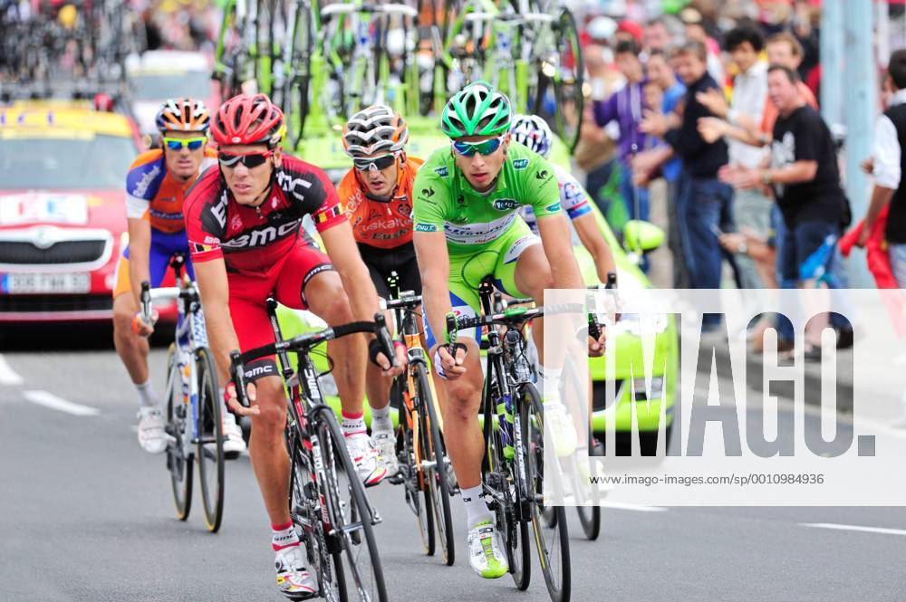 RADSPORT - Tour de France 2012 FOIX,FRANKREICH,15.JUL.12 - DIVERS, RADSPORT - Tour de France 2012, 14. Etappe, Limoux - Foix. Bild zeigt Philippe Gilbert (BEL BMC) und Peter Sagan (SVK Liquigas).