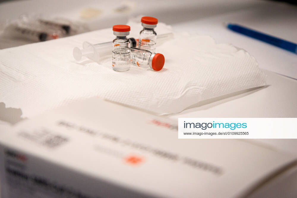 China s Sinovac vaccine vials with a syringe seen displayed..China s Sinovac vaccine started to be applied to 81 cities in Turkey. In Ankara City Hospital, the vaccination was applied to the hospital staff first in order to protect them from possible Covid-19 infected patients. Ankara Turkey - ZUMAs197 20210114_zaa_s197_019