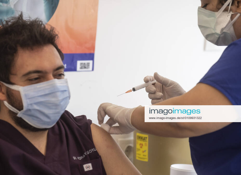 Turkey has started Chinese COVID-19 vaccine CoronaVac vaccination campaign with health care staff on Jan. 14, 2021. (