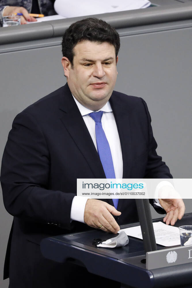 Hubertus Heil at the 204 session of the German Bundestag in the Reichstag building Berlin, 14 01 2021 Foto:xC.xFuturexImage