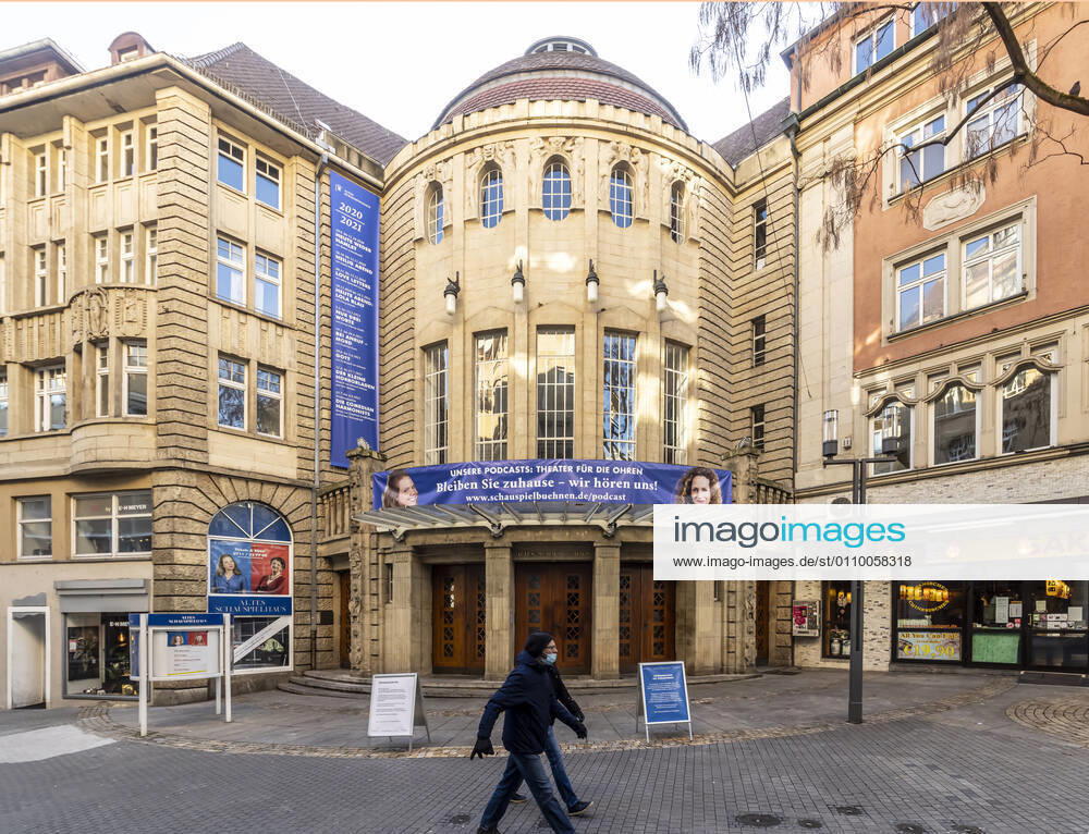 Theatres and culture suffer from Corona pandemic The Alte Schauspielhaus in Stuttgart is closed 15 01 2021, Germany, Baden Württemberg, Stuttgart