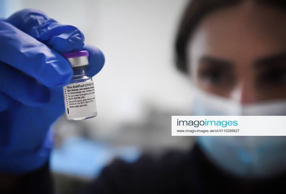 Rome, Spallanzani Intensive Care Hospital, High Containment Department. In the photo: the Pfizer-BioNTech Covid-19 vaccine in the department s refrigerators.