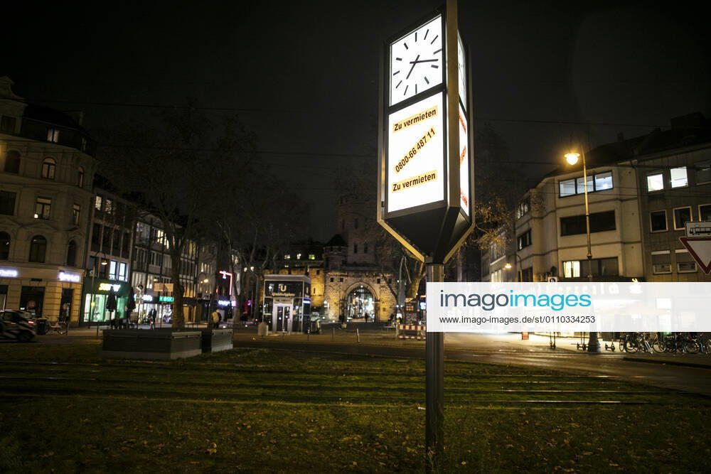 Curfew Corona Lockdown Cologne Germany 18 01 2021 Chlodwigplatz Cologne